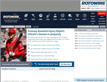Tablet Screenshot of forum.rotowire.com